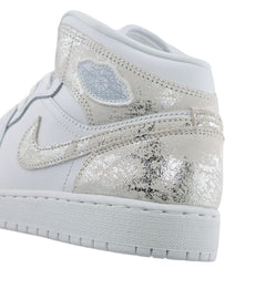 Air Jordan 1 Mid SE GS White Field Silver IR2320-100 | Pro Feet