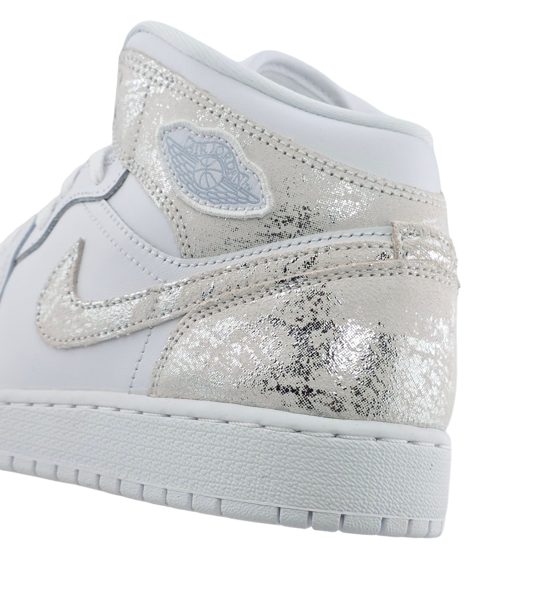 Air Jordan 1 Mid SE GS White Field Silver IR2320-100 | Pro Feet