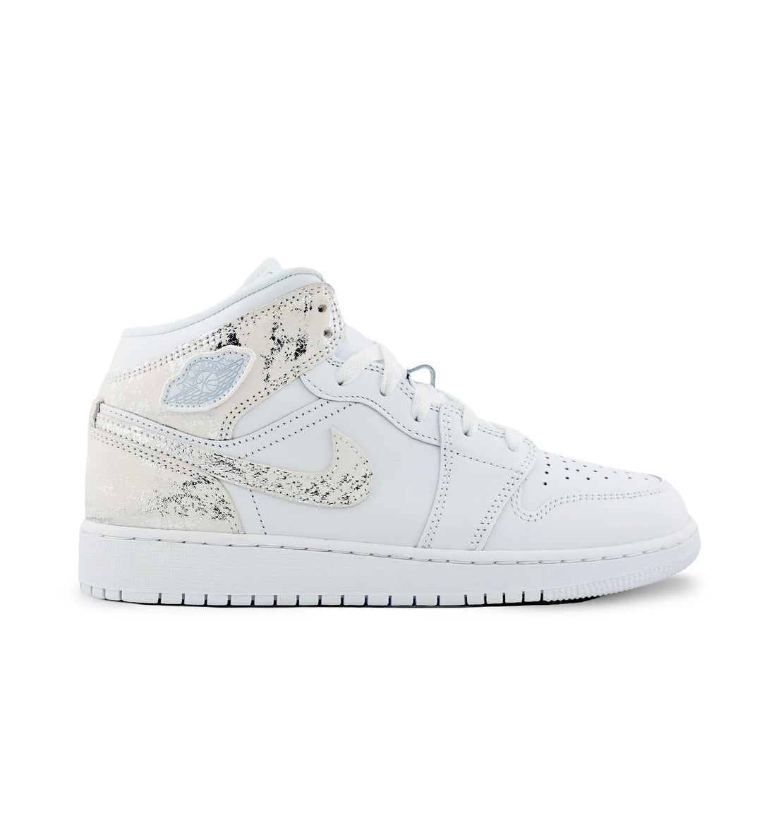 Air Jordan 1 Mid SE GS White Field Silver IR2320-100 | Pro Feet