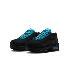 Nike Air Max 95 SE GS Black Chrome Gamma Blue Metallic Silver IR2756-001 | Pro Feet