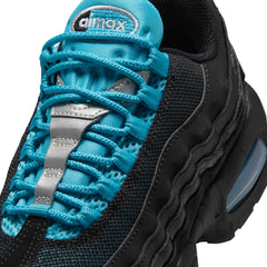 Nike Air Max 95 SE GS Black Chrome Gamma Blue Metallic Silver IR2756-001 | Pro Feet