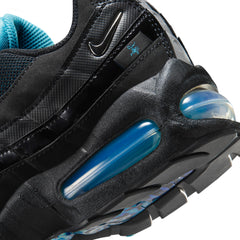 Nike Air Max 95 SE GS Black Chrome Gamma Blue Metallic Silver IR2756-001 | Pro Feet