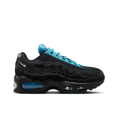 Nike Air Max 95 SE GS Black Chrome Gamma Blue Metallic Silver IR2756-001 | Pro Feet