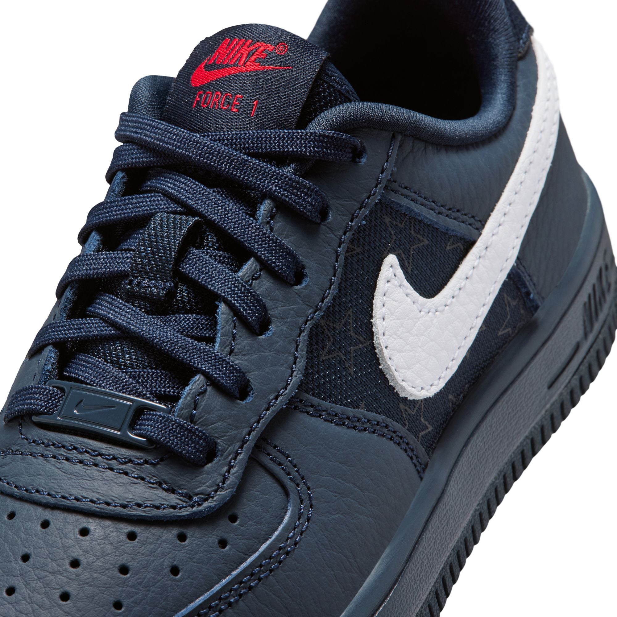 Nike Force 1 Low PS Dark Obsidian White Black University Red IR3986-400 | Pro Feet