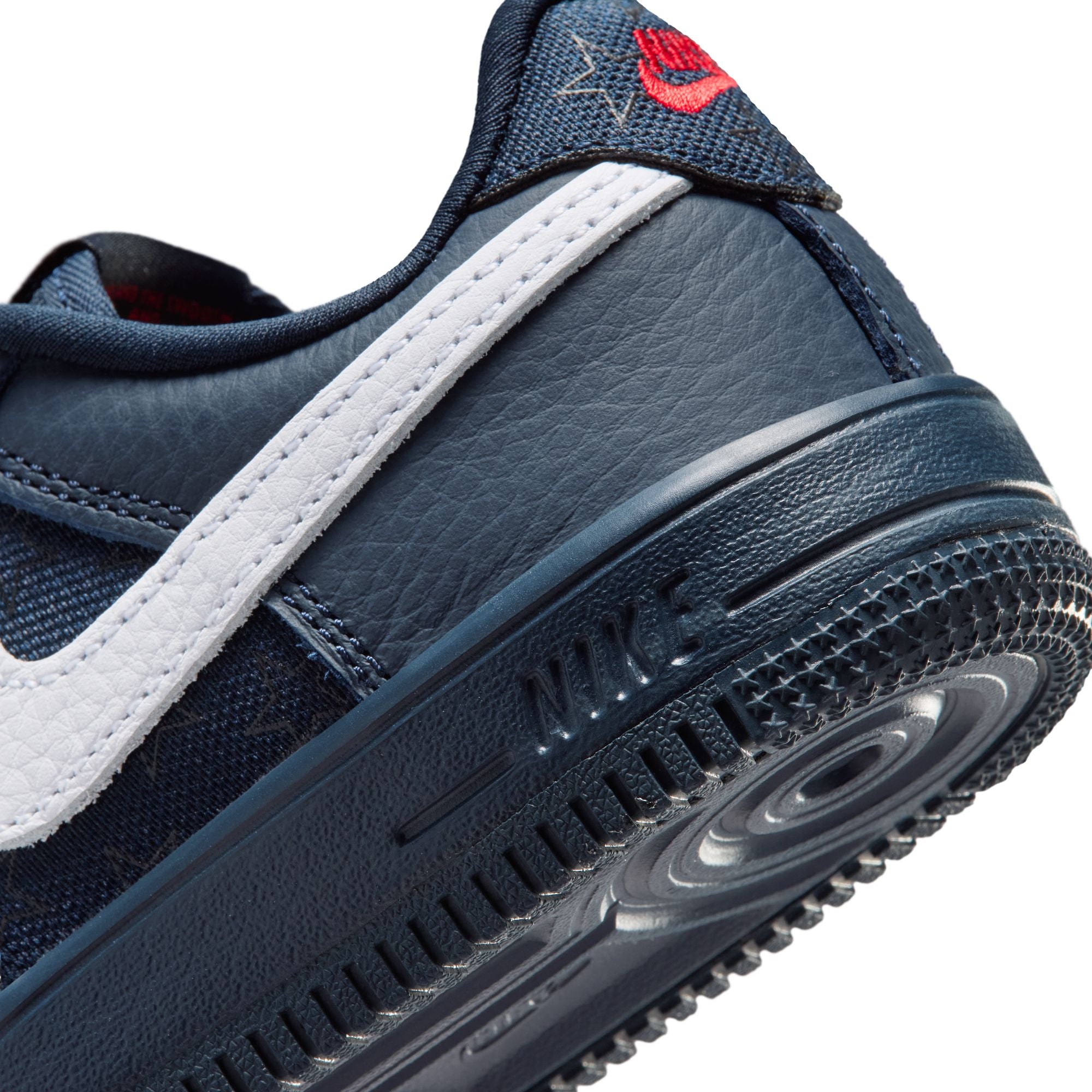 Nike Force 1 Low PS Dark Obsidian White Black University Red IR3986-400 | Pro Feet