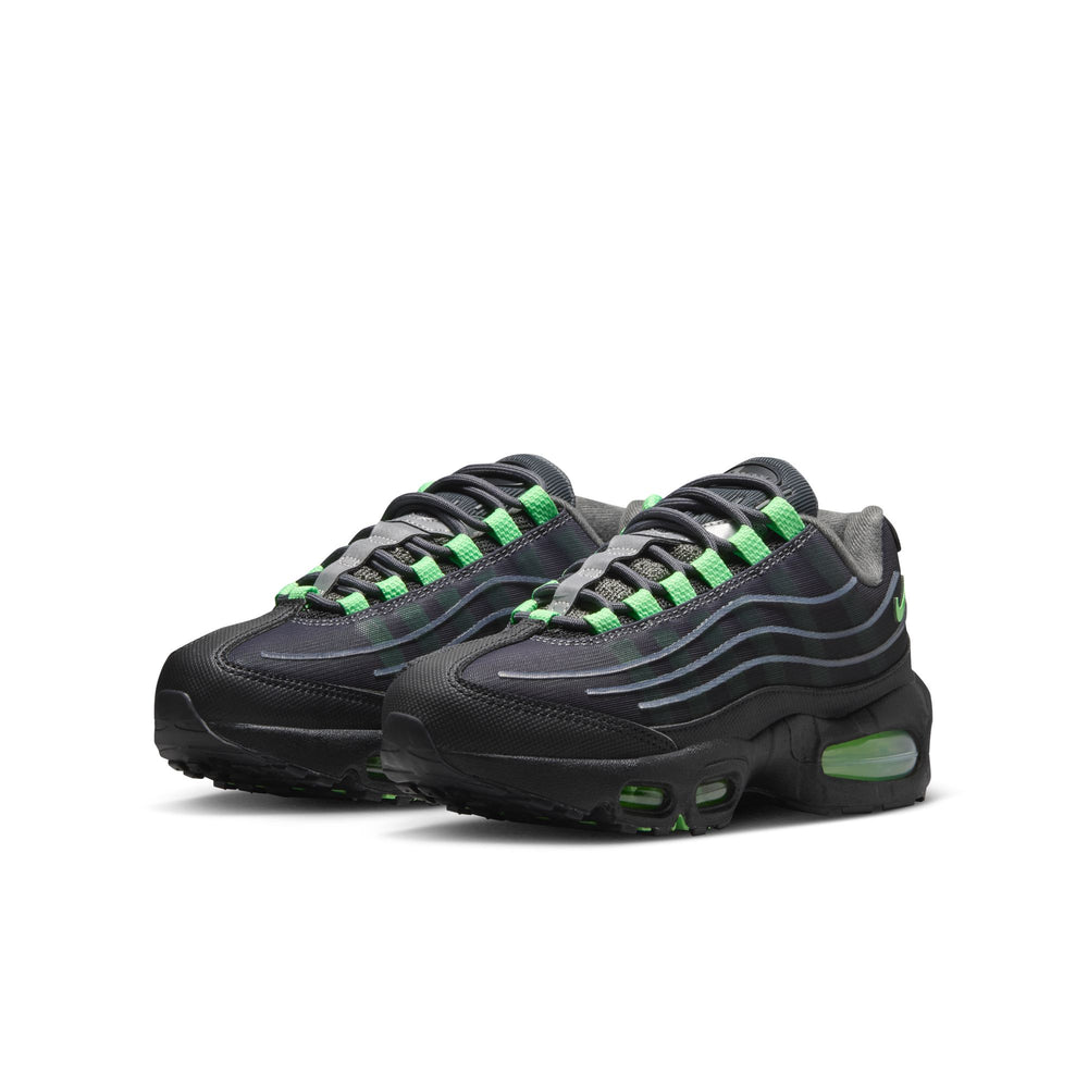 Nike Air Max 95 Big Bubble Tech GS Iron Grey Illusion Green IR4602-004 | Pro Feet