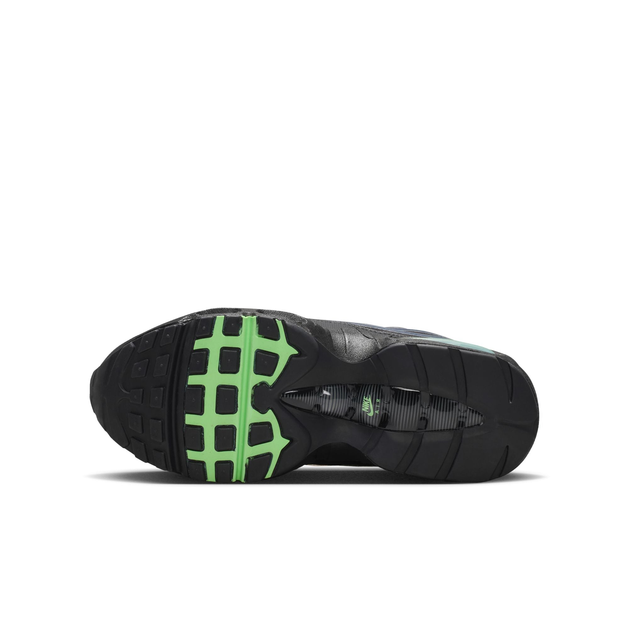 Nike Air Max 95 Big Bubble Tech GS Iron Grey Illusion Green IR4602-004 | Pro Feet