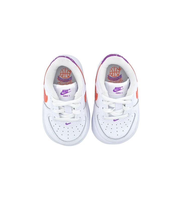 Nike Force 1 Low TD White Bright Violet Orange | Pro Feet | IR5465-100
