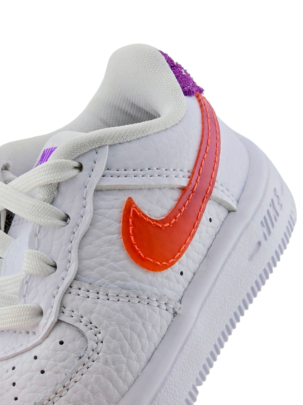 Nike Force 1 Low TD White Bright Violet Orange | Pro Feet | IR5465-100