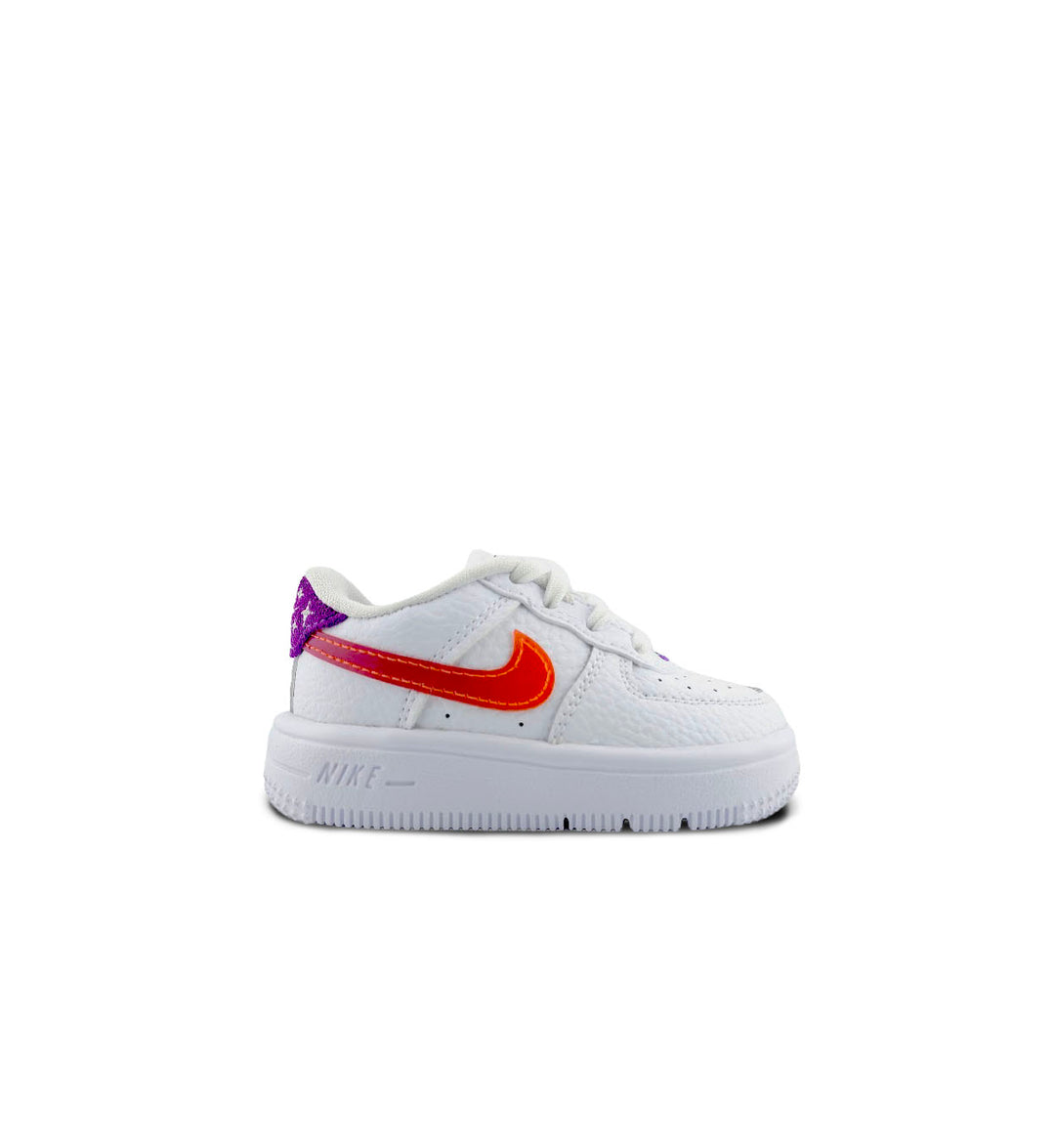 Nike Force 1 Low TD White Bright Violet Orange | Pro Feet | IR5465-100