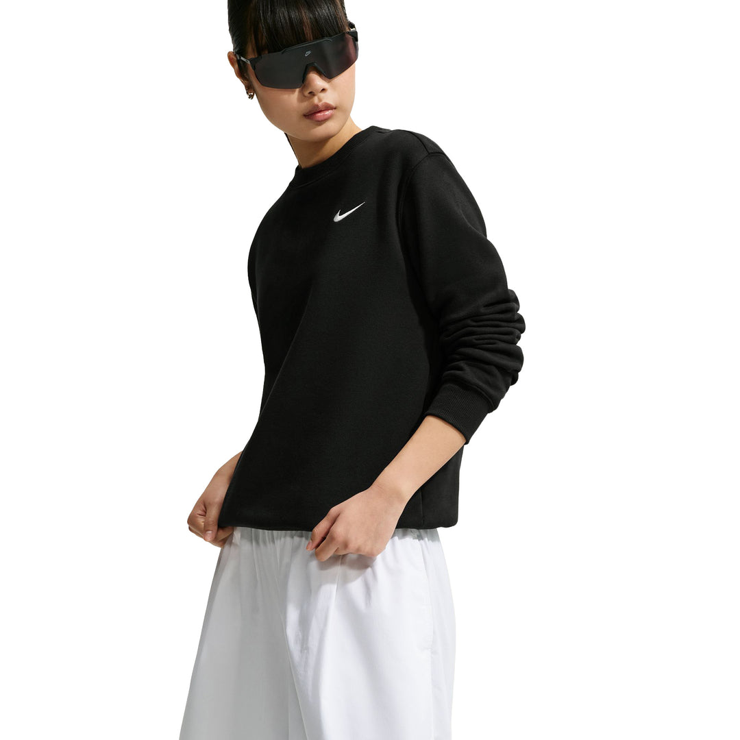 Nike Studio Fleece Women’s Crew Total Black Sail IR8293-001 | Pro Feet