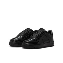 Nike Air Force 1 Low Patent Leather GS Black Black IV2448-010 | Pro Feet