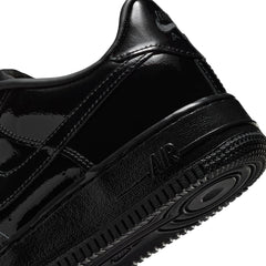 Nike Air Force 1 Low Patent Leather GS Black Black IV2448-010 | Pro Feet