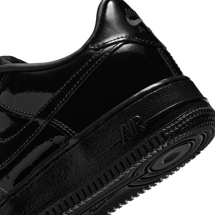Nike Air Force 1 Low Patent Leather GS Black Black IV2448-010 | Pro Feet