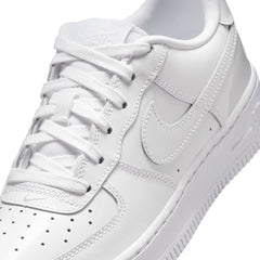 Nike Air Force 1 Low Patent Leather GS White White IV2448-100 | Pro Feet