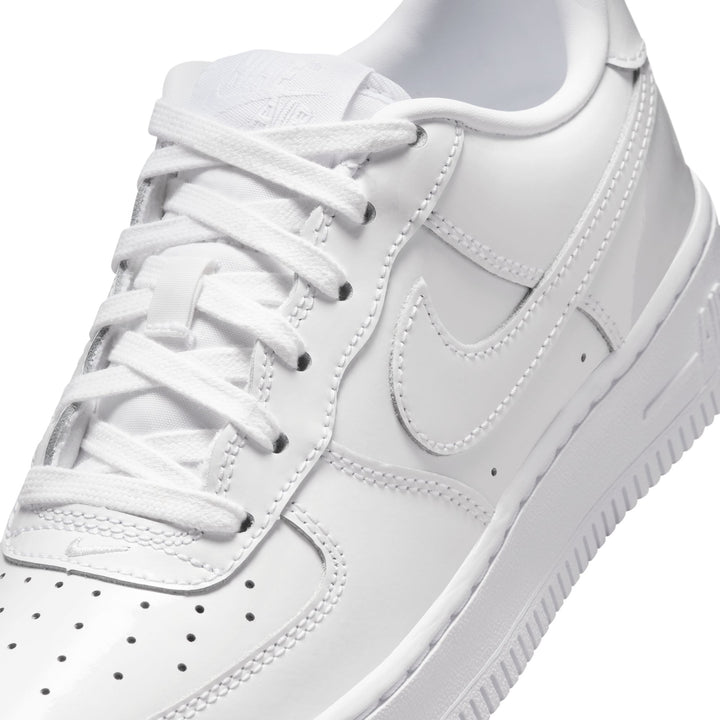 Nike Air Force 1 Low Patent Leather GS White White IV2448-100 | Pro Feet