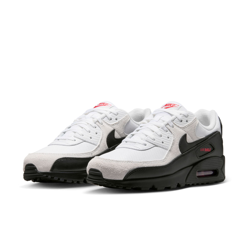 Nike Air Max 90 White Black University Red IV2867-100 | Pro Feet