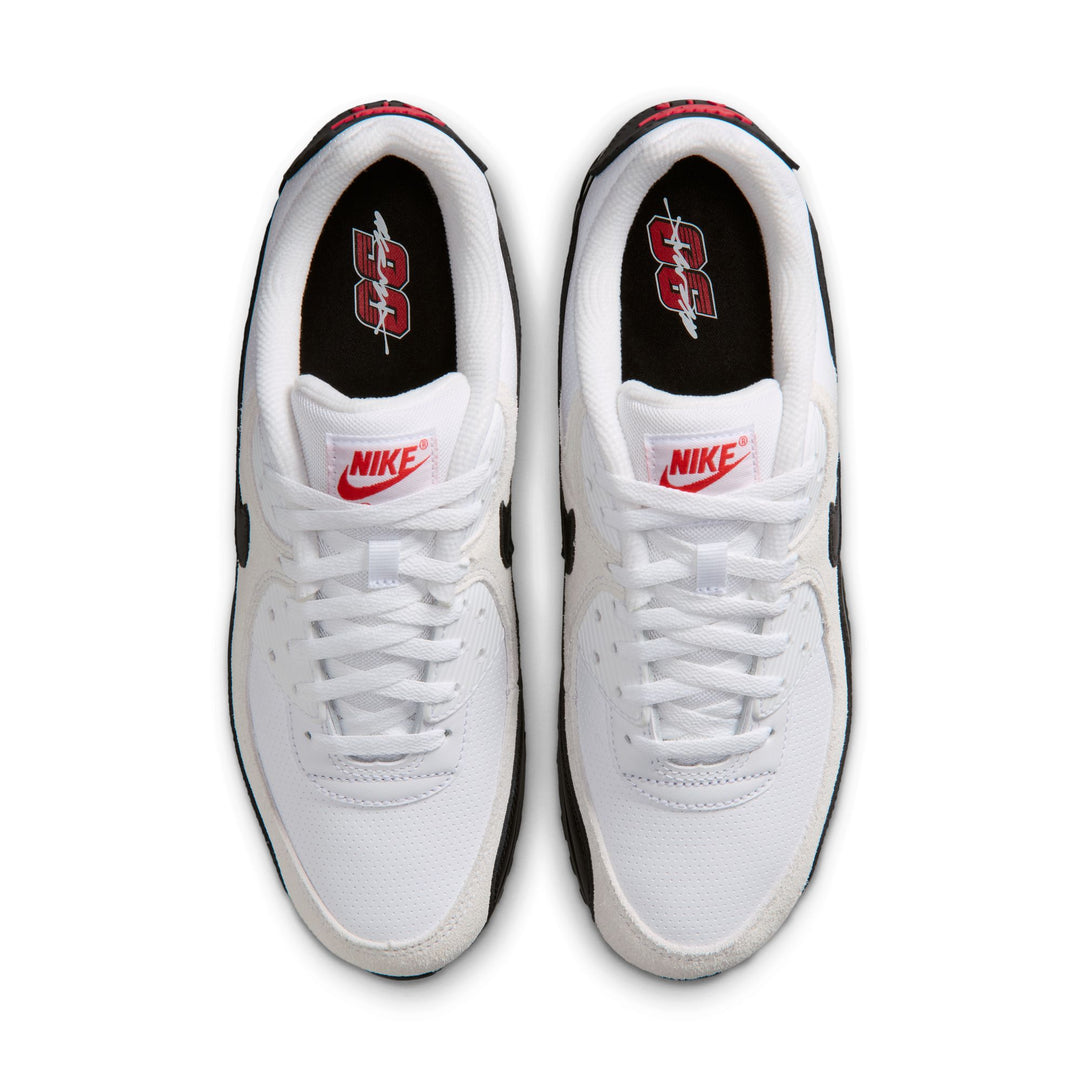 Nike Air Max 90 White Black University Red IV2867-100 | Pro Feet