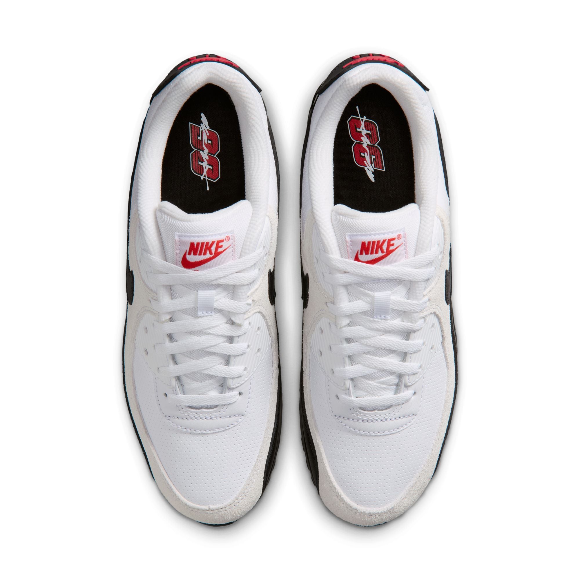 Nike Air Max 90 White Black University Red IV2867-100 | Pro Feet