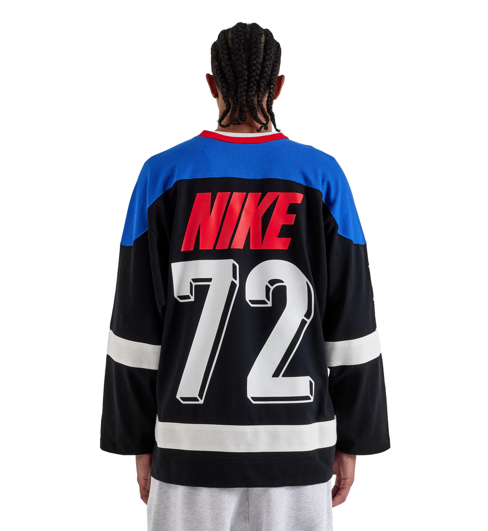 Nike Sportswear Club Men’s Hockey Jersey Black Old Royal Sail University Red IV4850-010 | Pro Feet
