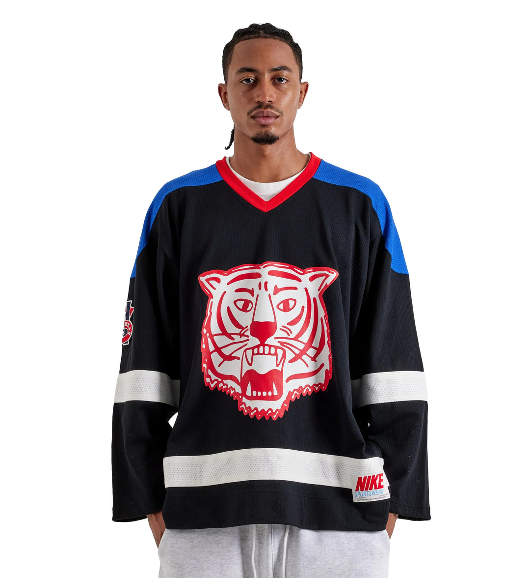 Nike Sportswear Club Men’s Hockey Jersey Black Old Royal Sail University Red IV4850-010 | Pro Feet