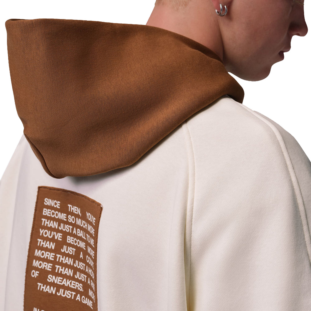 Jordan Brooklyn Fleece Men’s Oversized Pullover Hoodie Soft Pearl Light British Tan IV4902-047 | Pro Feet