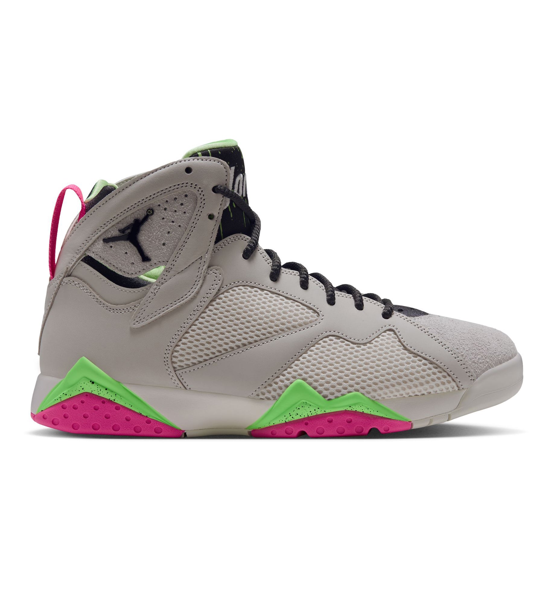 Air Jordan 7 Retro Tennis Day Phantom Anthracite Lime Blast Pink Blast IV6508-030 | Pro Feet