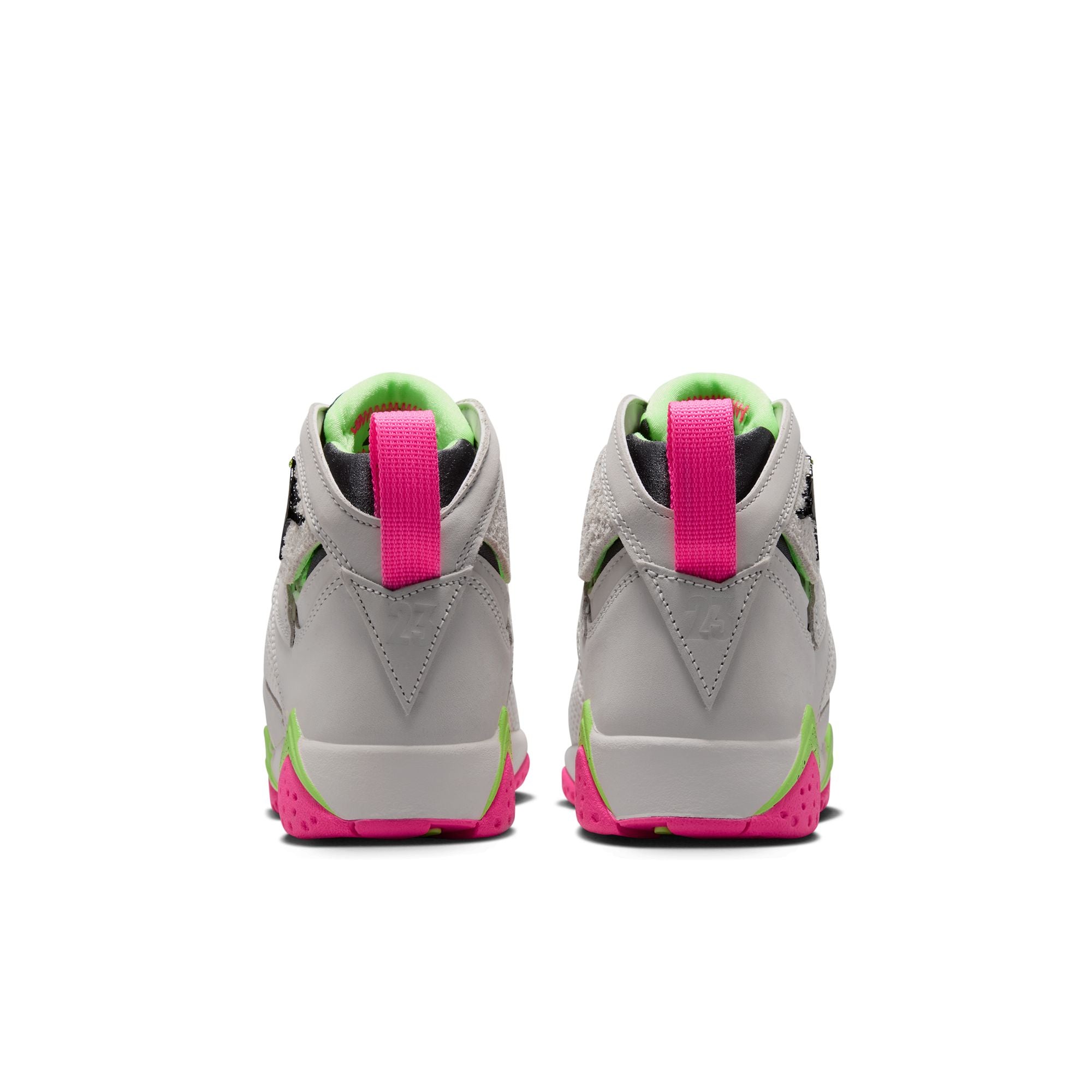 Air Jordan 7 Retro 'Tennis Day' GS Phantom Anthracite Lime Blast Pink Blast IV6509-030 | Pro Feet