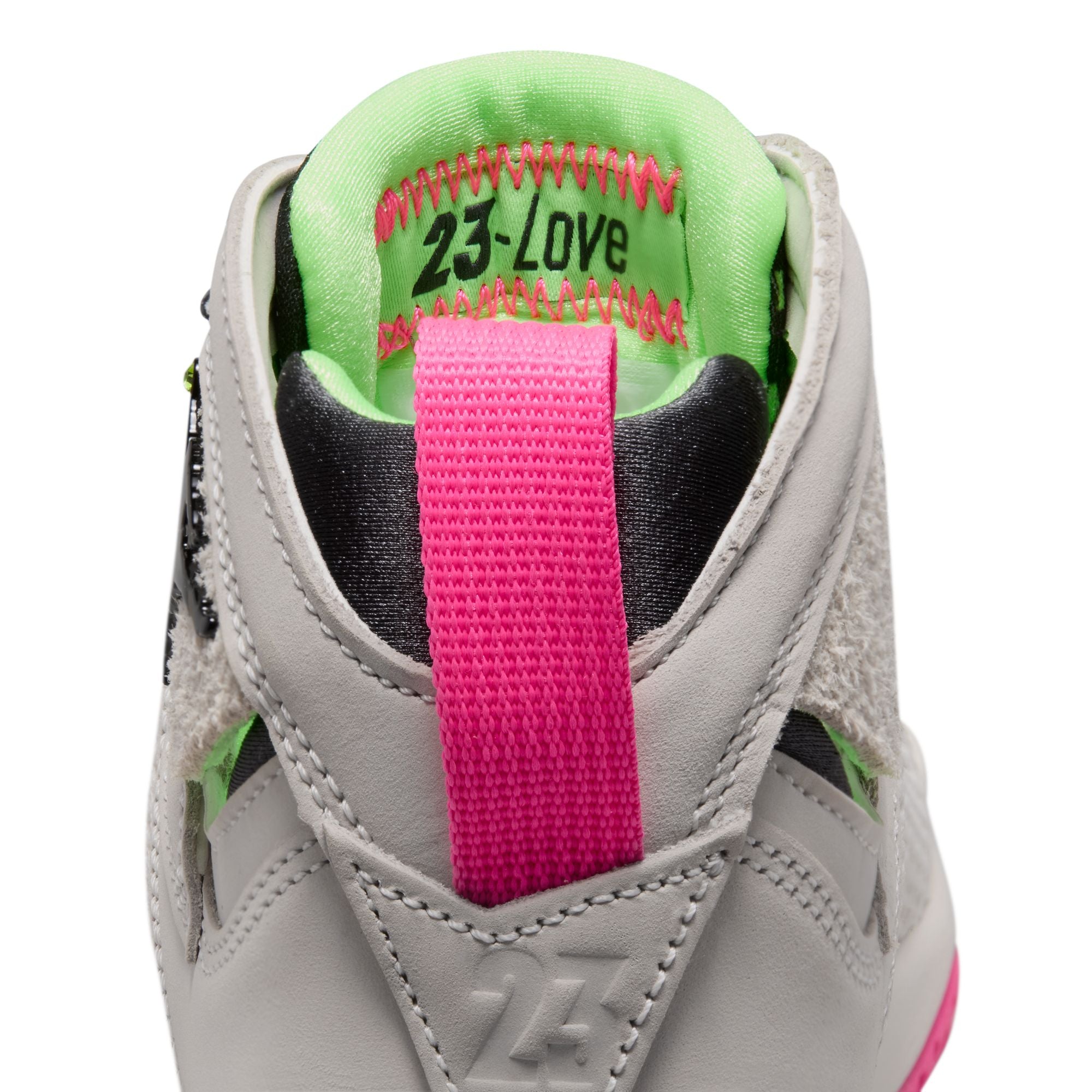 Air Jordan 7 Retro 'Tennis Day' GS Phantom Anthracite Lime Blast Pink Blast IV6509-030 | Pro Feet