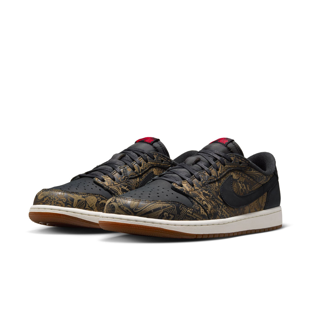 Air Jordan 1 Low OG Laser Black Varsity Red Summit White IV6750-001 | Pro Feet