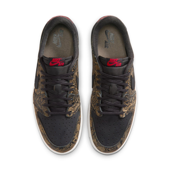 Air Jordan 1 Low OG Laser Black Varsity Red Summit White IV6750-001 | Pro Feet