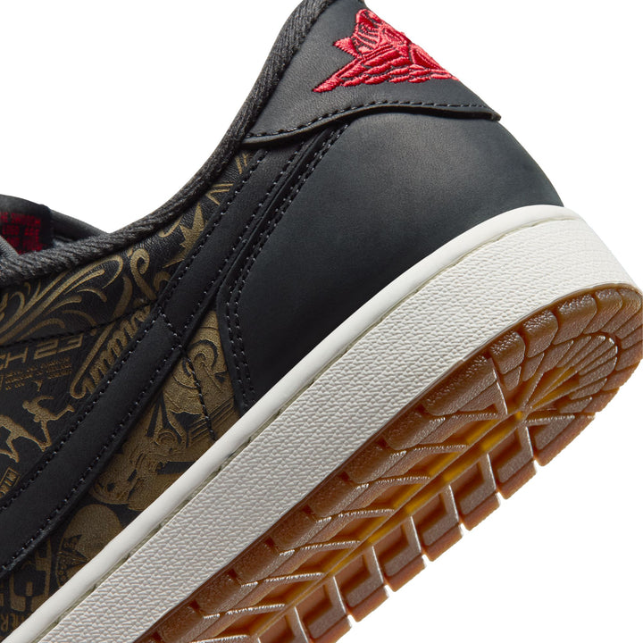 Air Jordan 1 Low OG Laser Black Varsity Red Summit White IV6750-001 | Pro Feet