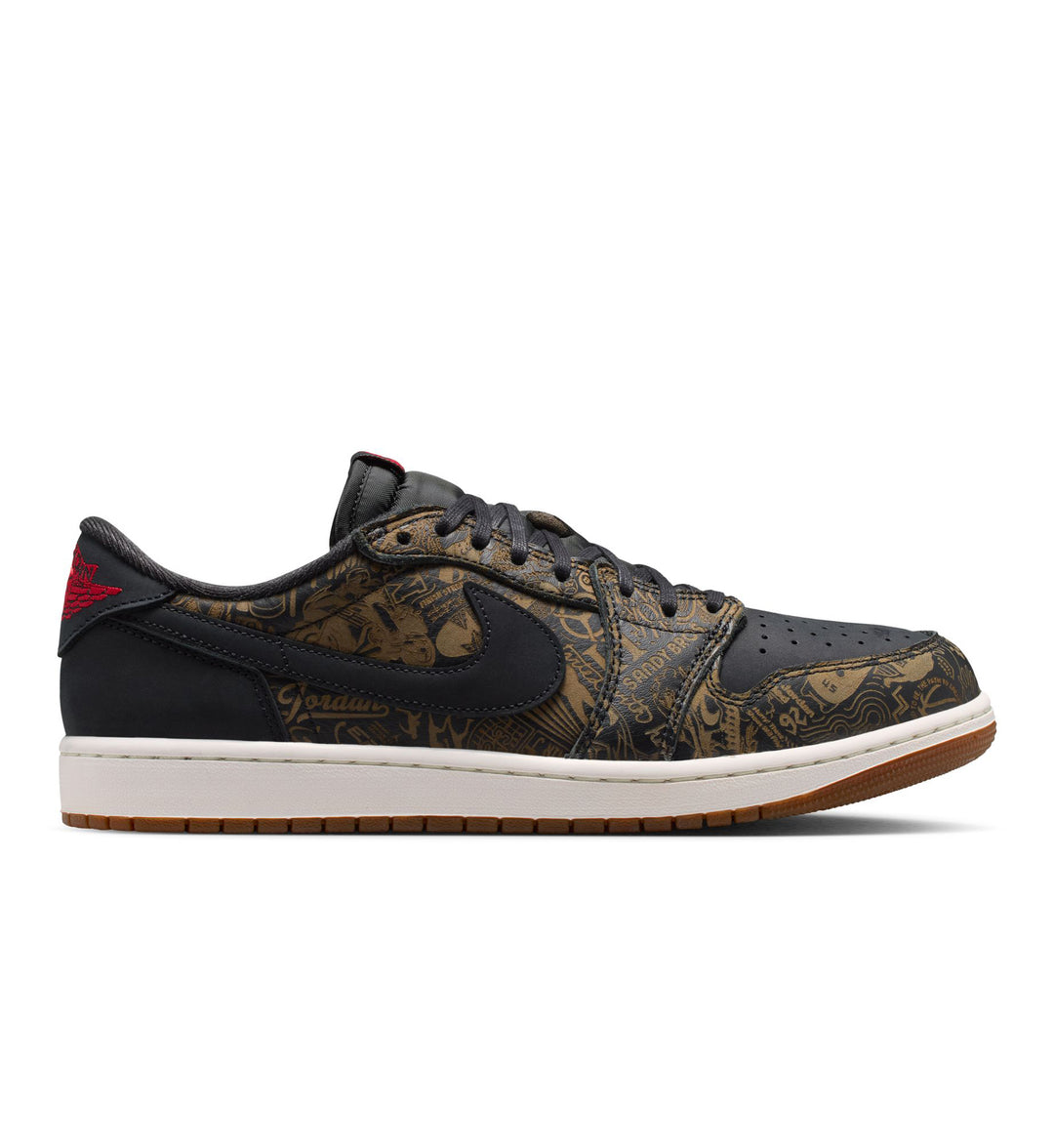 Air Jordan 1 Low OG Laser Black Varsity Red Summit White IV6750-001 | Pro Feet