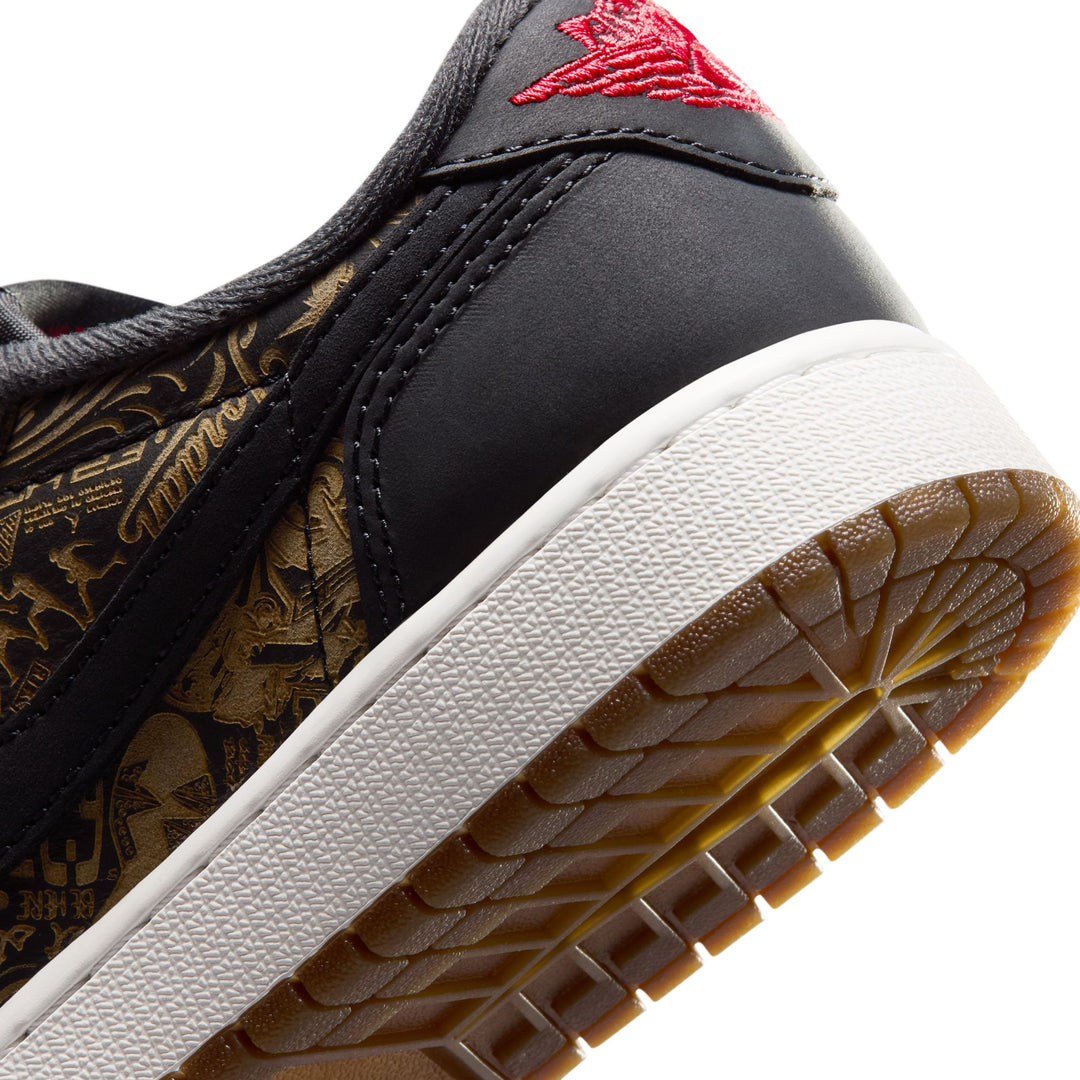 Air Jordan 1 Retro Low OG Laser GS Black Varsity Red Summit White IV7010-001 | Pro Feet
