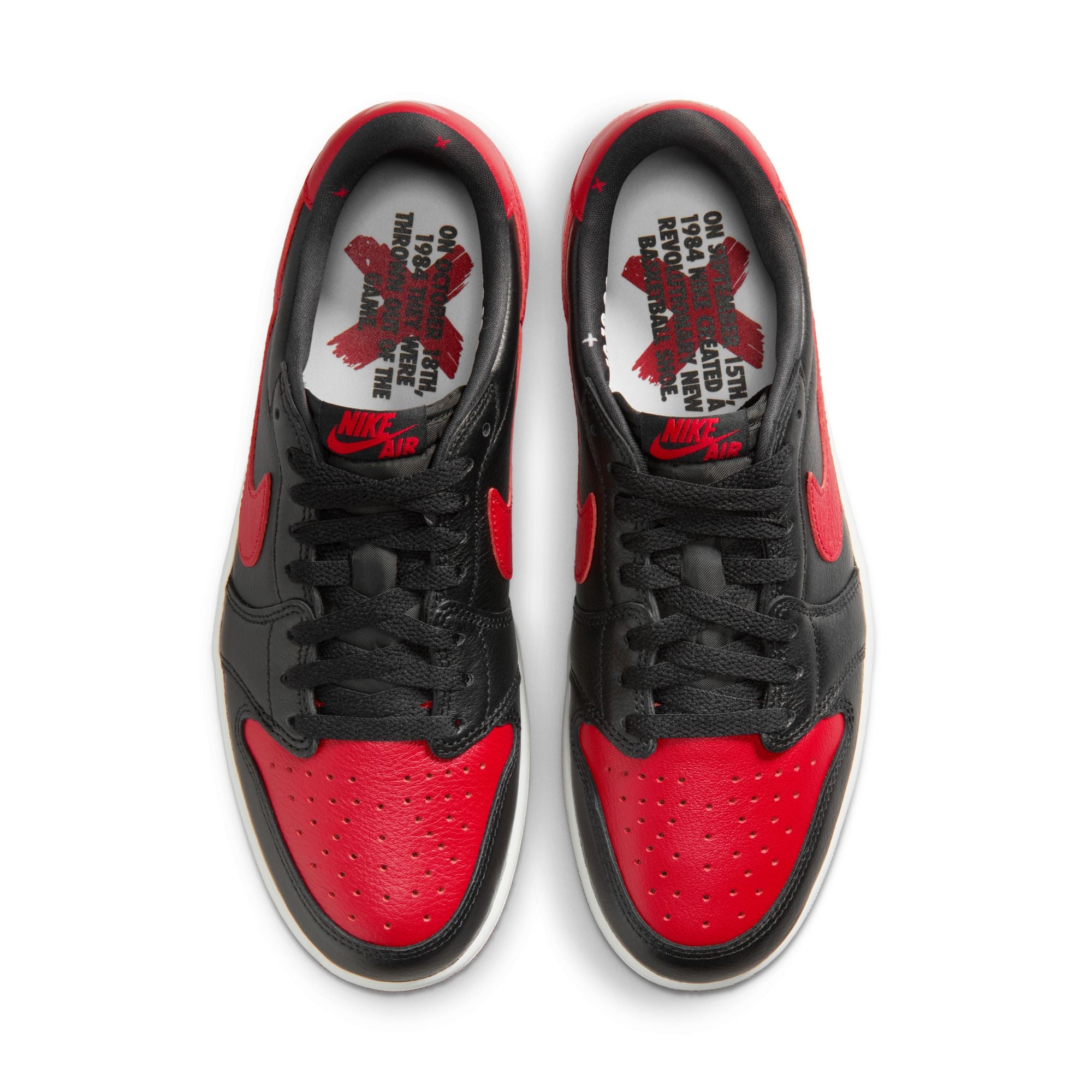 Air Jordan 1 Retro Low OG Black Varsity Red Summit White IW6276-001 | Pro Feet