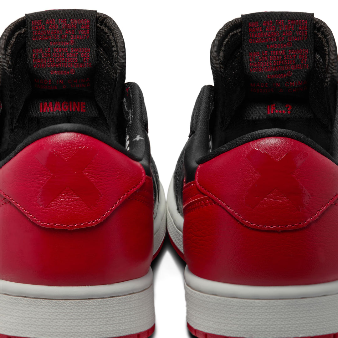 Air Jordan 1 Retro Low OG Black Varsity Red Summit White IW6276-001 | Pro Feet