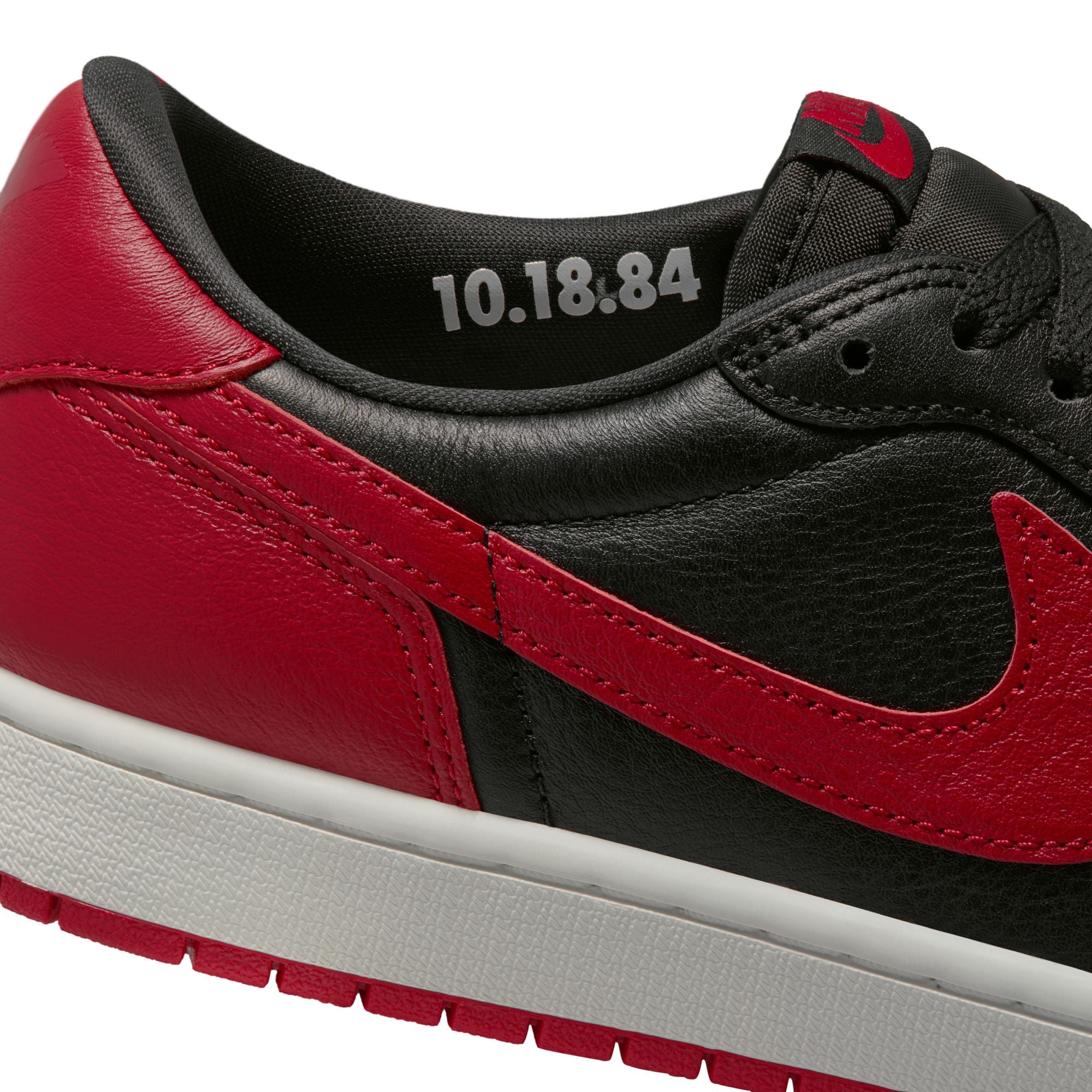 Air Jordan 1 Retro Low OG Black Varsity Red Summit White IW6276-001 | Pro Feet