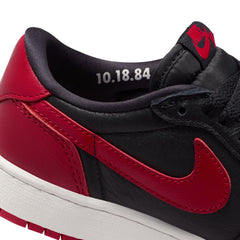Air Jordan 1 Retro Low OG GS Black Varsity Red Summit White IW6277-001 | Pro Feet