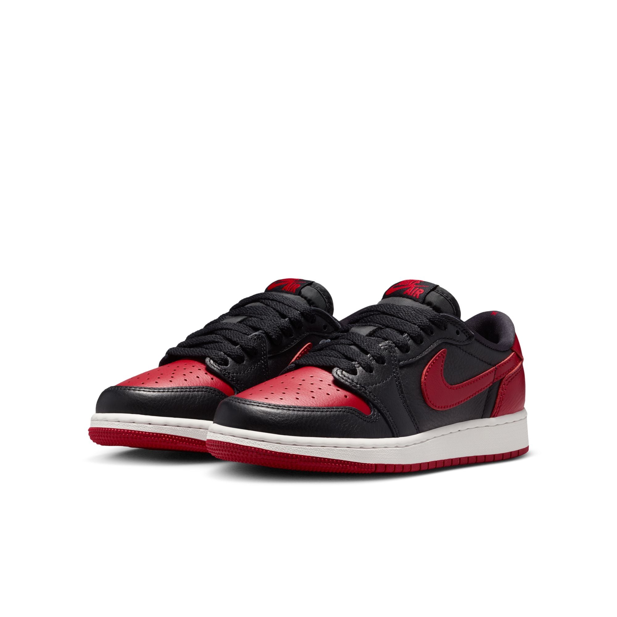 Air Jordan 1 Retro Low OG GS Black Varsity Red Summit White IW6277-001 | Pro Feet