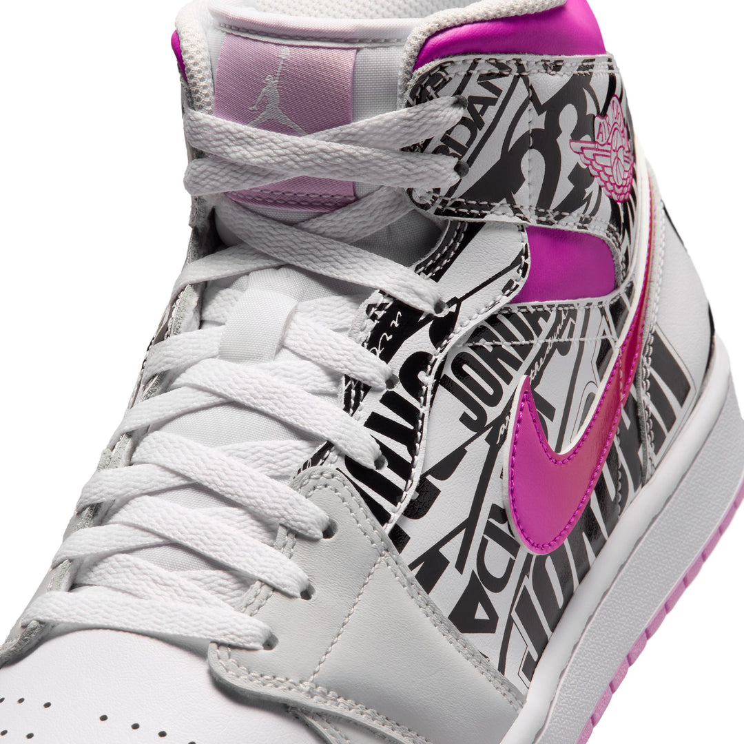 Air Jordan 1 Mid SE Off White Fire Pink IX3522-101 | Pro Feet