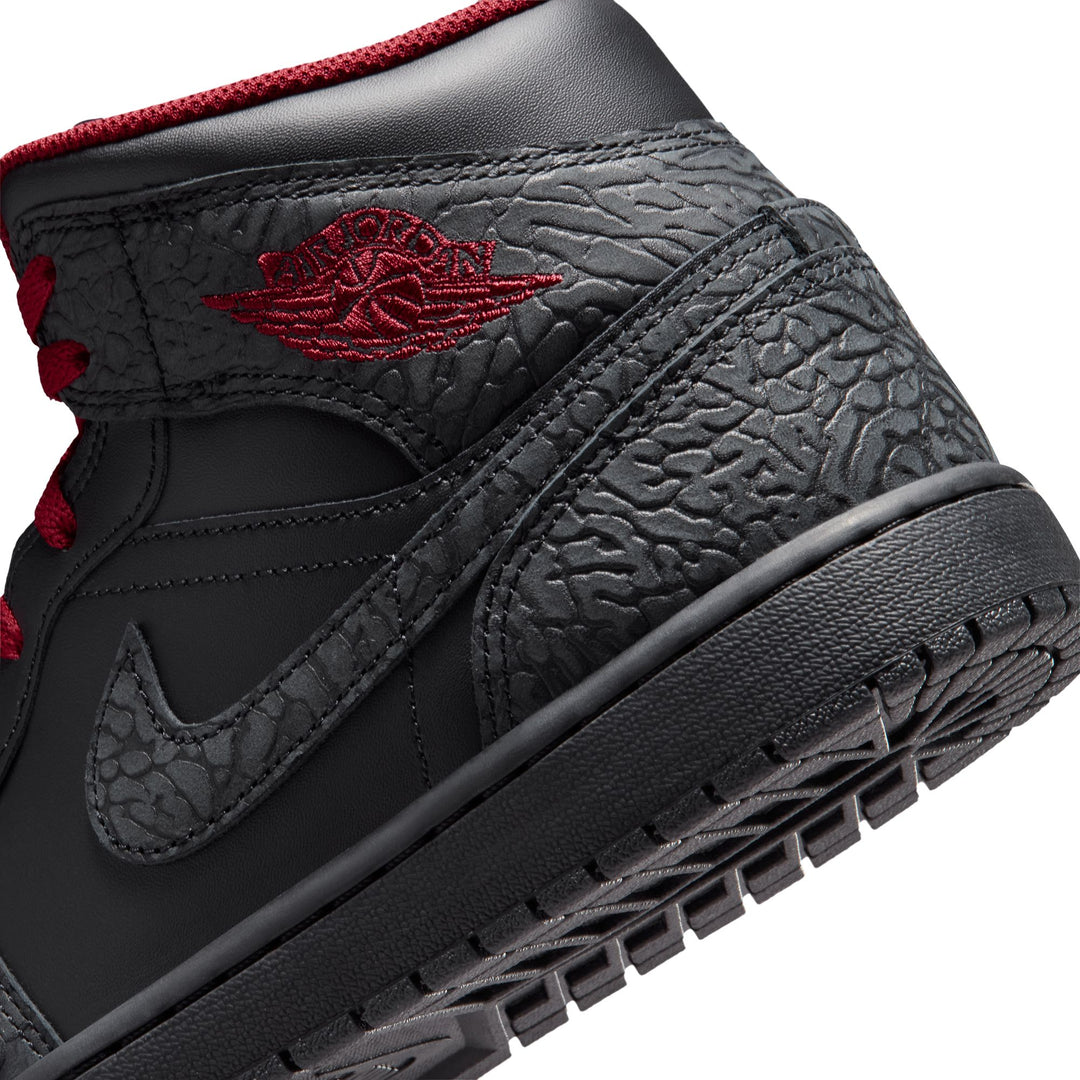 Air Jordan 1 Mid SE Black Tough Red IX3527-010 | Pro Feet
