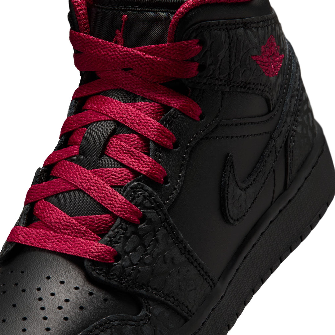 Air Jordan 1 Mid SE GS Black Tough Red IX3528-010 | Pro Feet