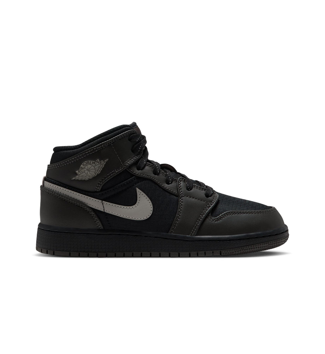 Air Jordan 1 Mid Utility GS Black Spruce Fog IX6987-001 | Pro Feet