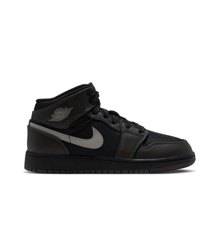 Air Jordan 1 Mid Utility GS Black Spruce Fog IX6987-001 | Pro Feet