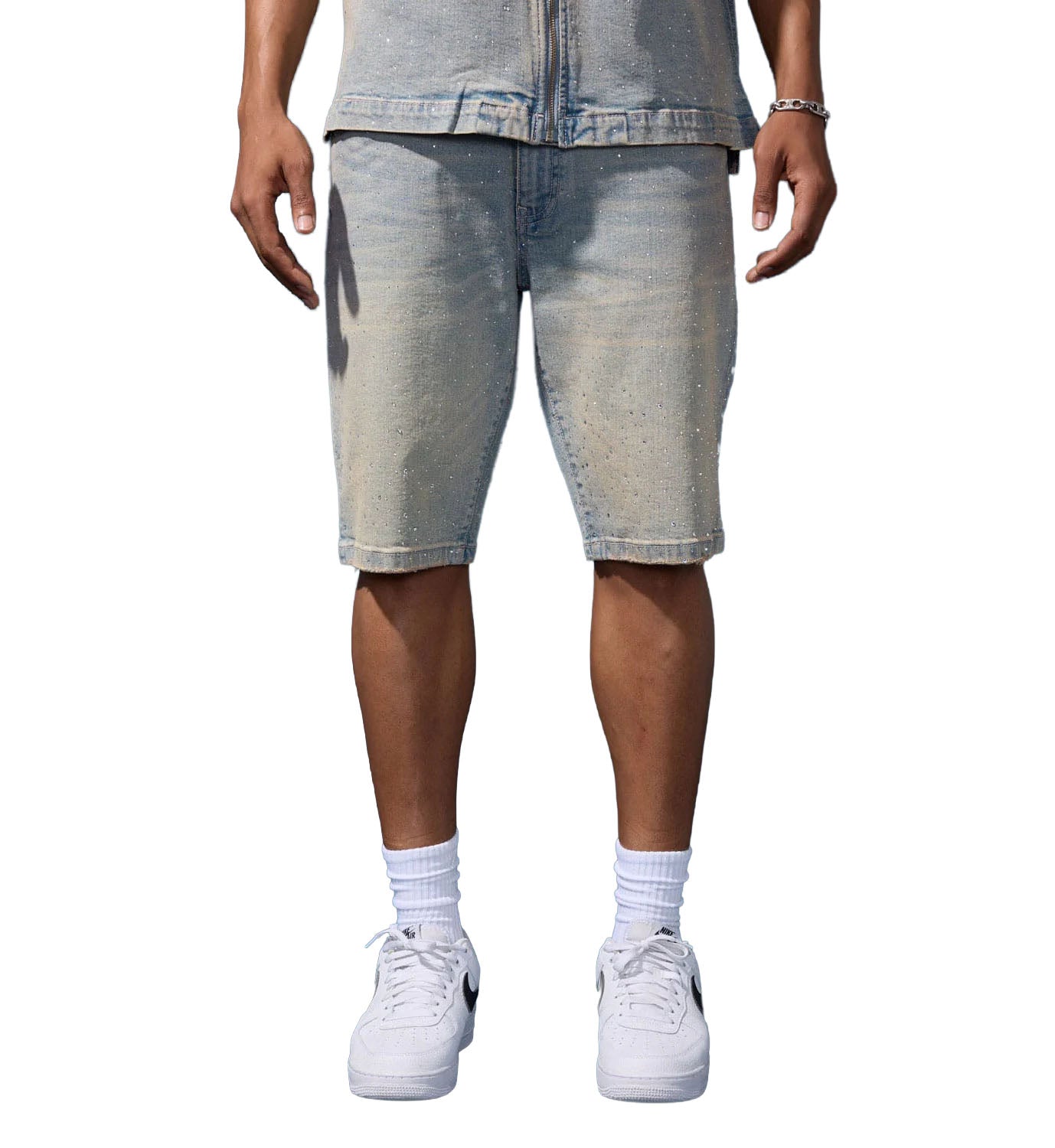 OG - Radiant Denim Shorts Cream Wash J108S | Pro Feet