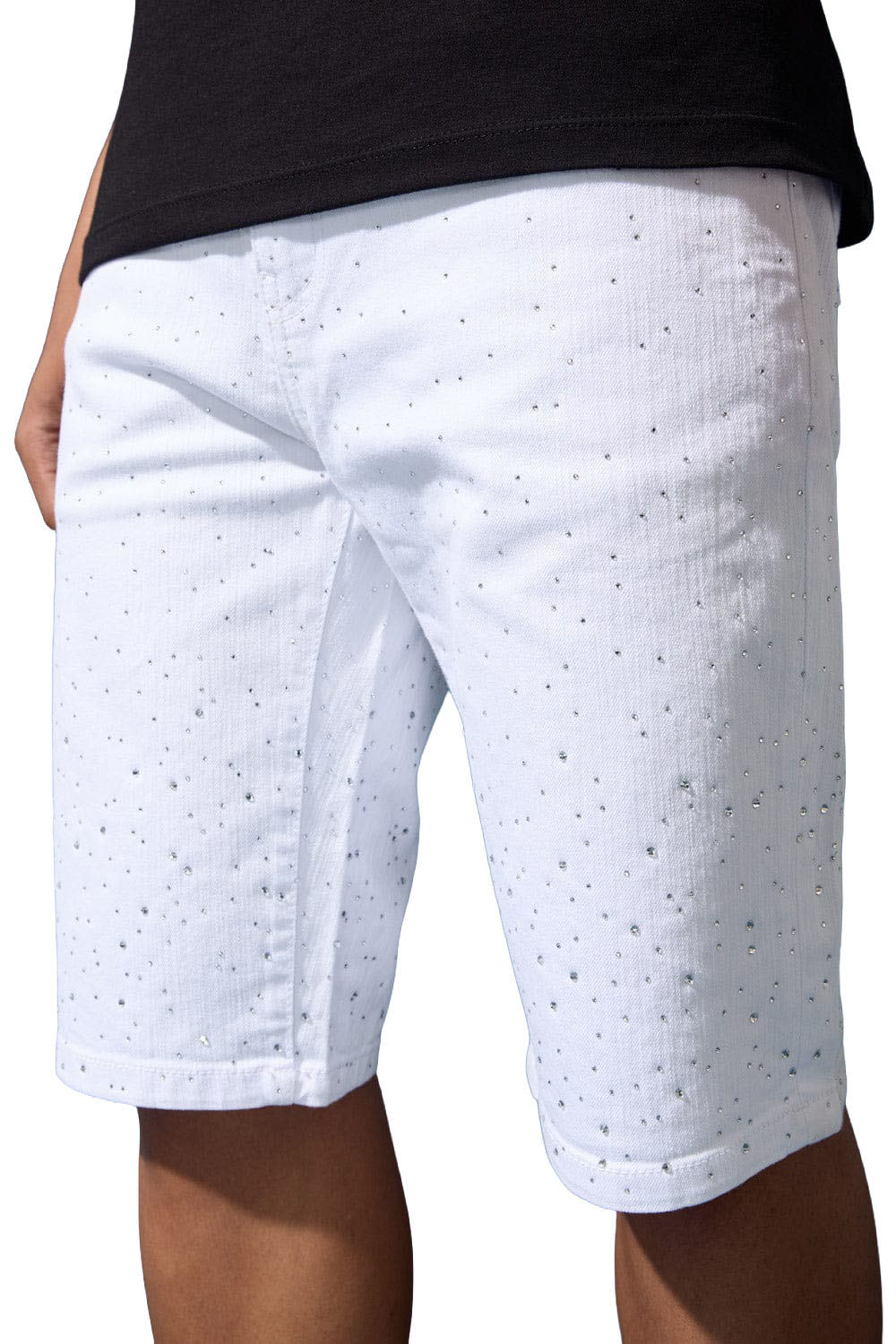 Jordan Craig OG Radiant Denim Shorts – White | Pro Feet | J108SA