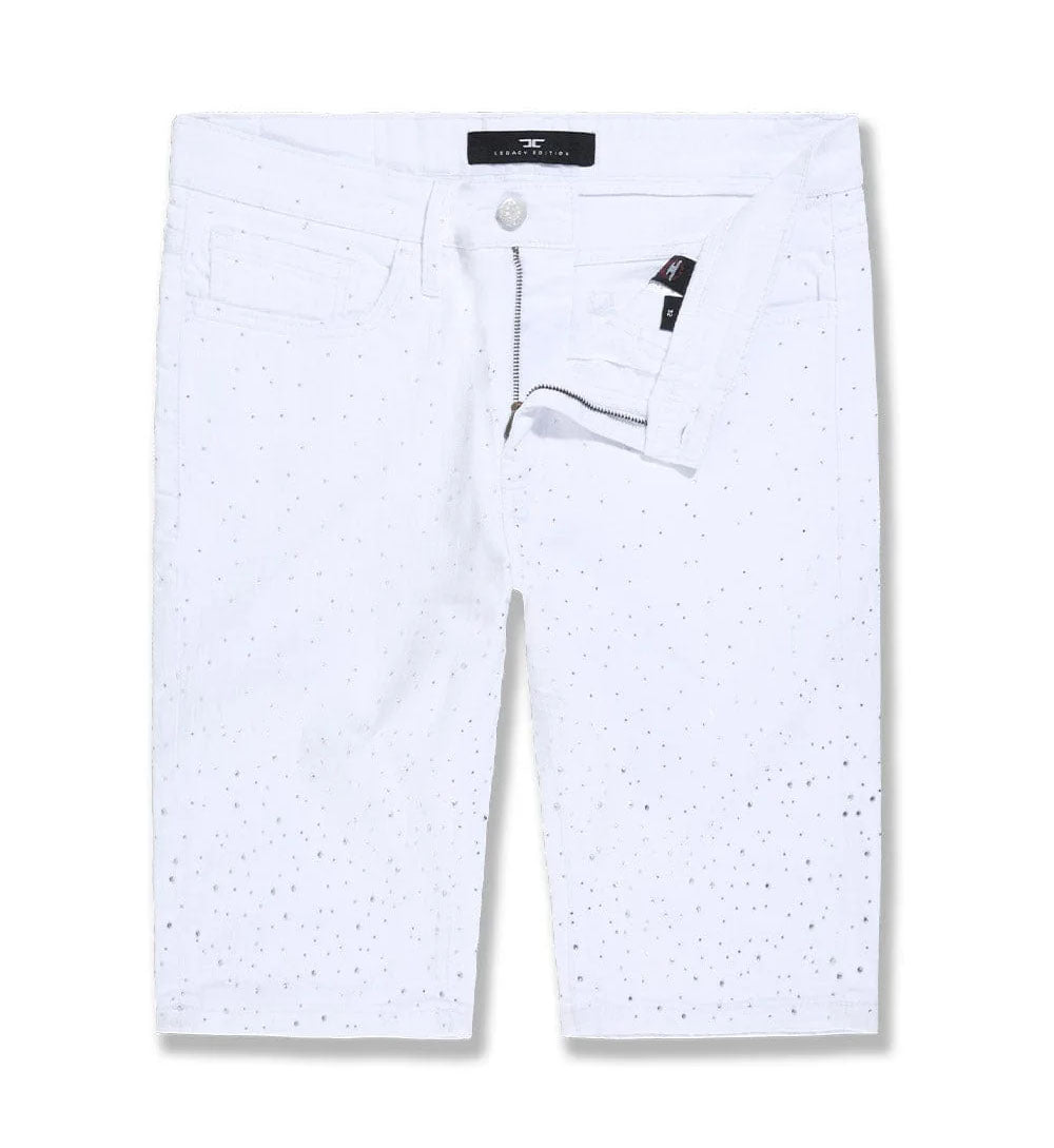 Jordan Craig OG Radiant Denim Shorts – White | Pro Feet | J108SA