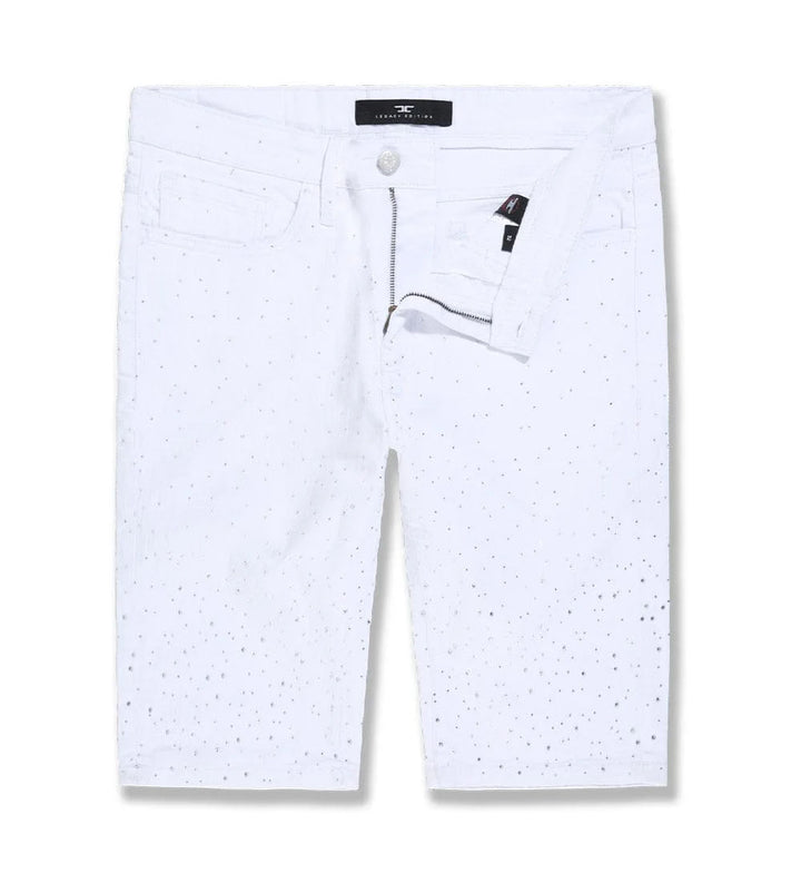 Jordan Craig OG Radiant Denim Shorts – White | Pro Feet | J108SA