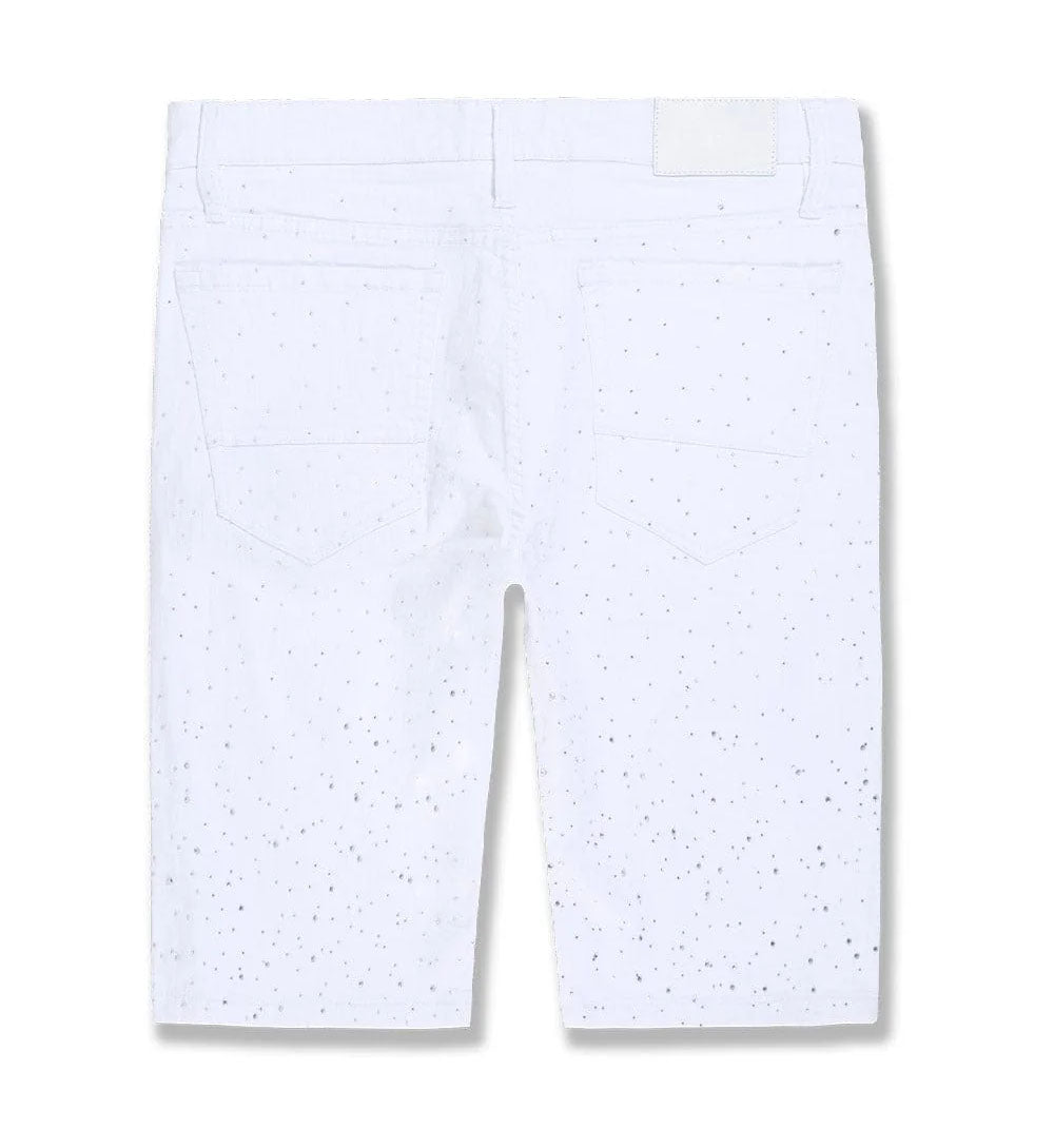 Jordan Craig OG Radiant Denim Shorts – White | Pro Feet | J108SA