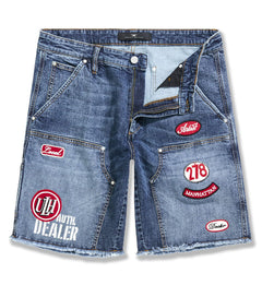 Jordan Craig OG Re-Up Denim Shorts Aged Wash J2058S-54 | Pro Feet